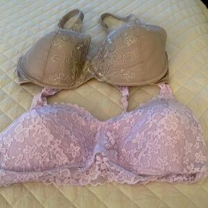 Lace bra bundle size 42d and 2xl